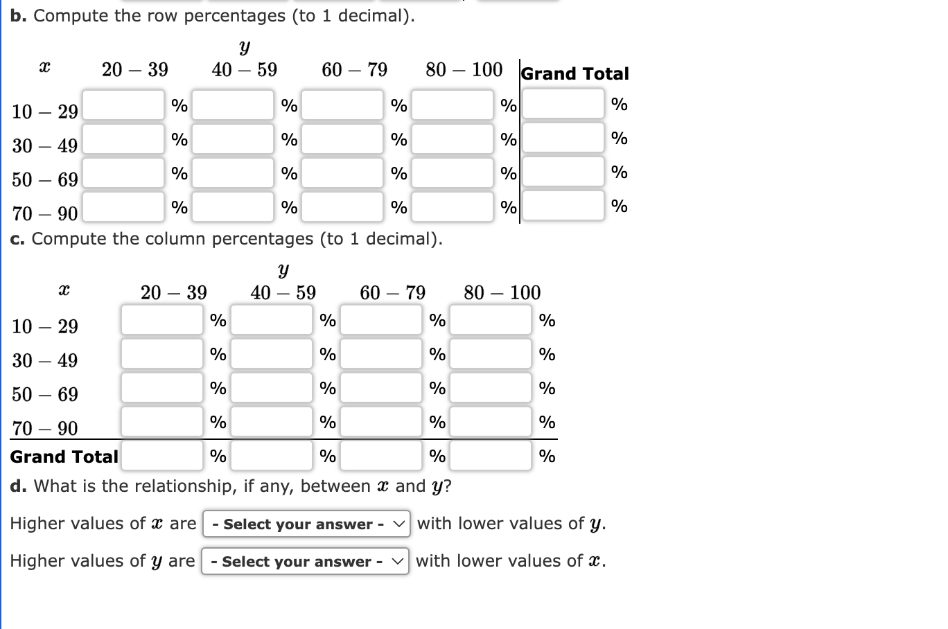 Solved The following observations are for two quantitative Chegg