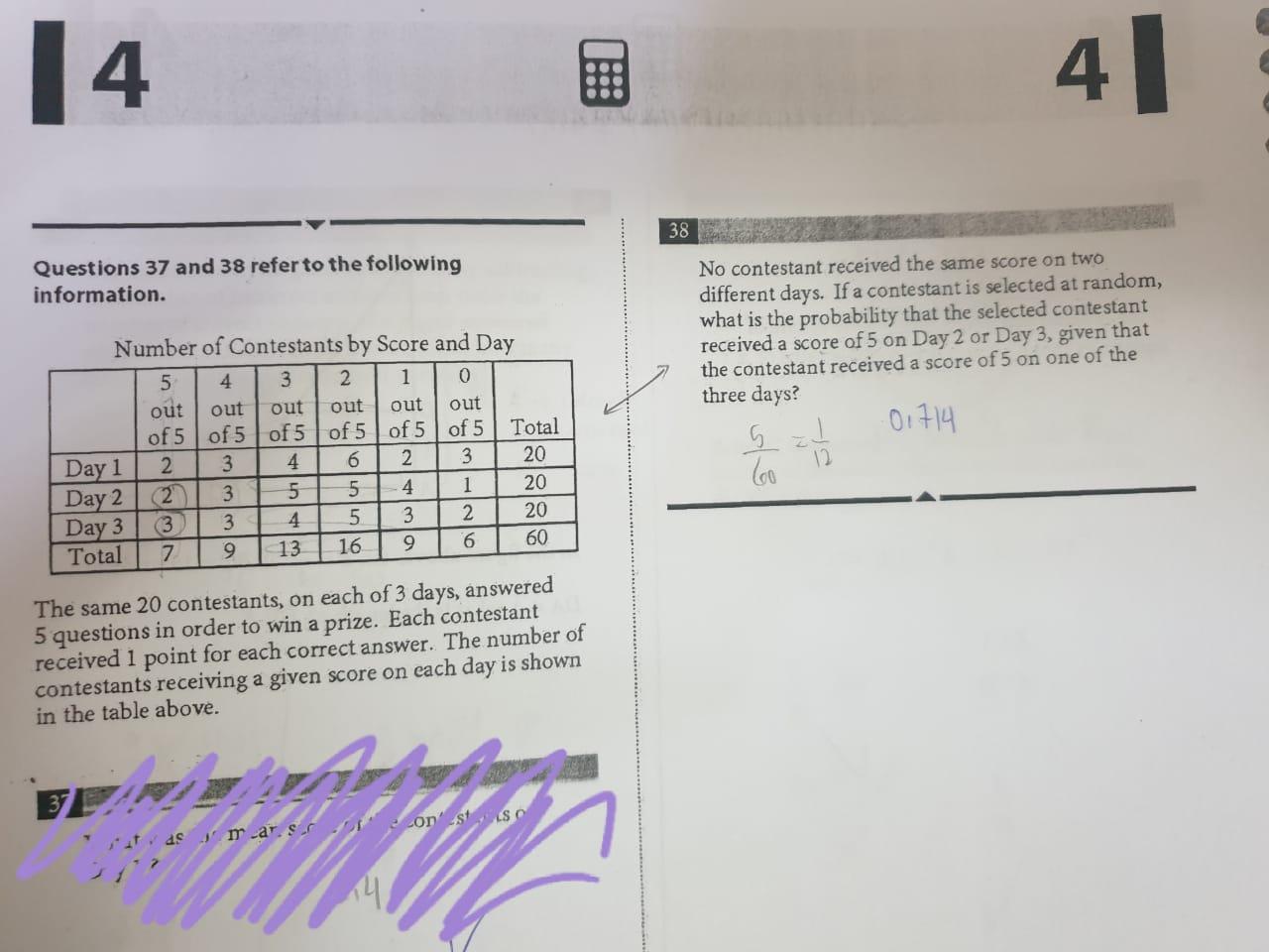 Solved 14 4 38 Questions 37 and 38 refer to the following | Chegg.com
