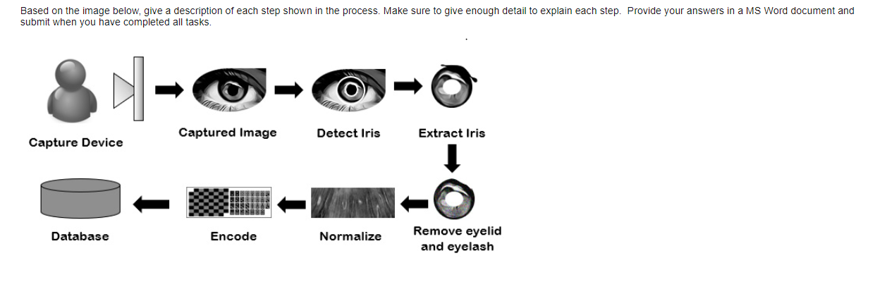 Solved give a description of each step shown in the process. | Chegg.com