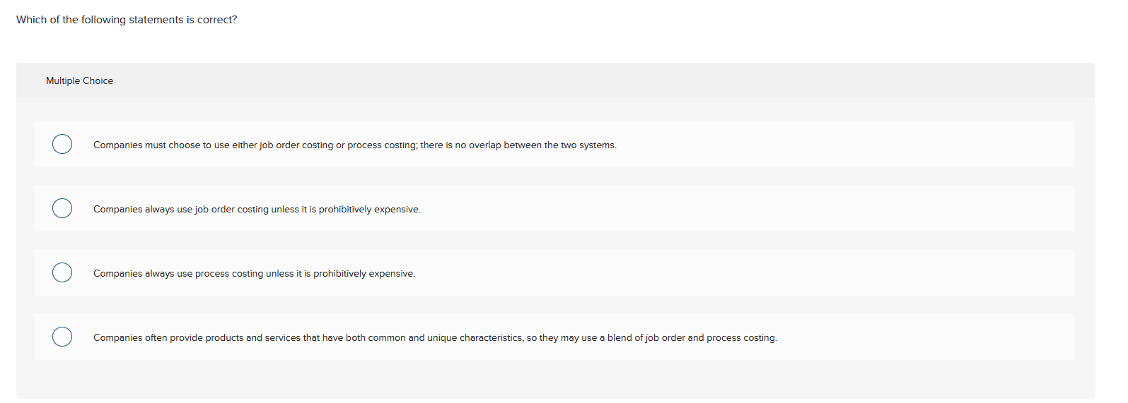 Solved The total manufacturing cost for a job includes the | Chegg.com