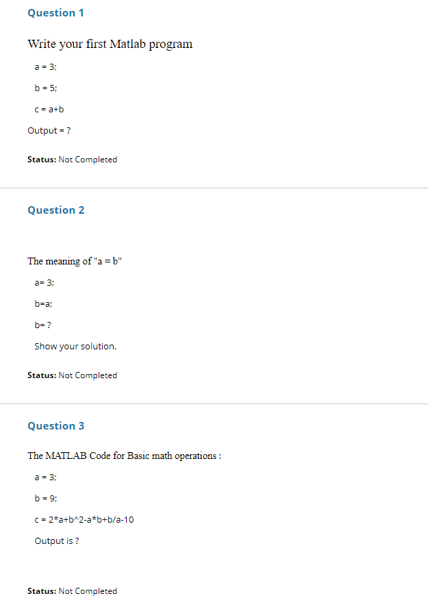 Solved SHOW THE SCREENSHOT OF MATLAB IN EVERY QUESTION AND | Chegg.com