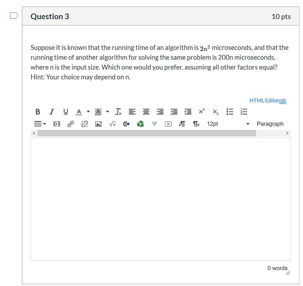 Solved Question 3 10 pts Suppose it is known that the | Chegg.com