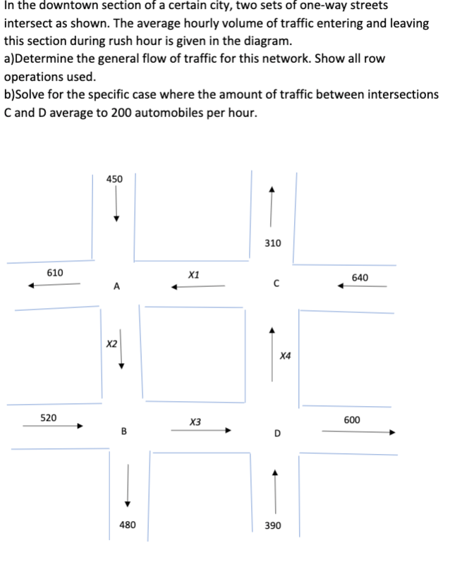 Solved In the downtown section of a certain city, two sets | Chegg.com