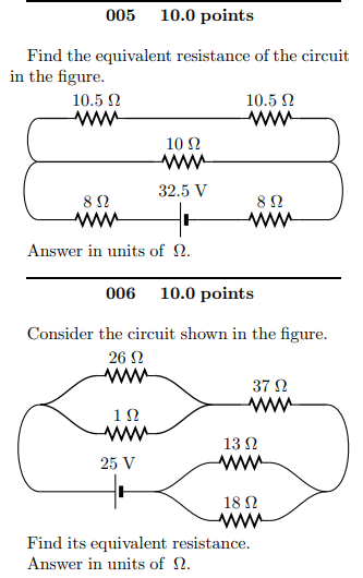 Solved 001 (part 1 of 2) 10.0 points The power supplied to | Chegg.com