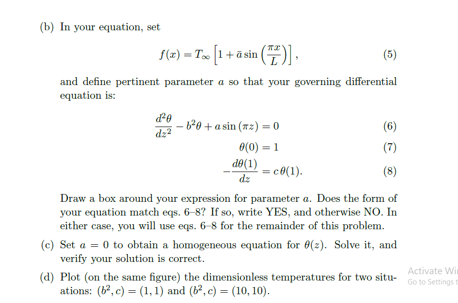 Solved (20) 1. Determine the steady temperature distribution | Chegg.com