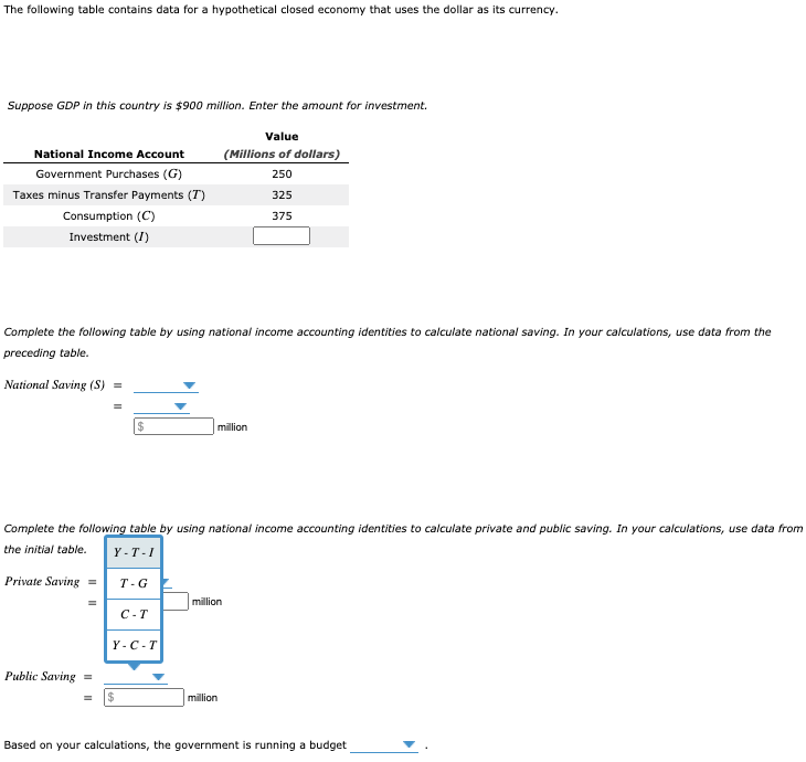 Solved The following table contains data for a hypothetical | Chegg.com