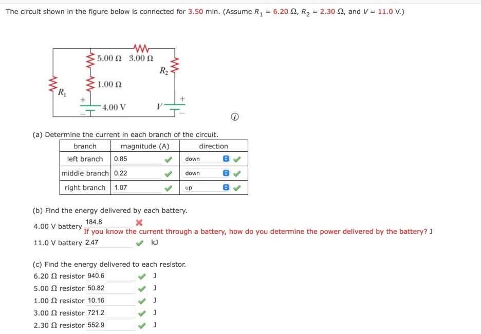 Solved The circuit shown in the figure below is connected | Chegg.com