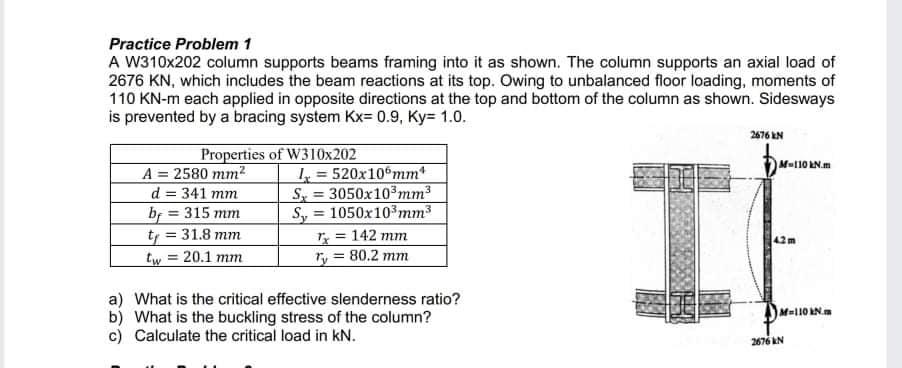 Solved *Civil Engineering*Subject Principle Of Steel Design | Chegg.com