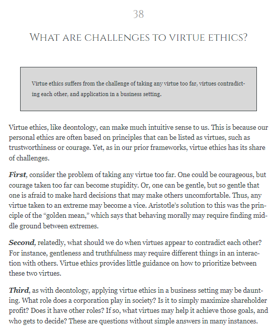 essay questions about virtue ethics