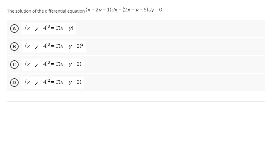 Solved The Solution Of The Differential Equation X 2y Chegg Com