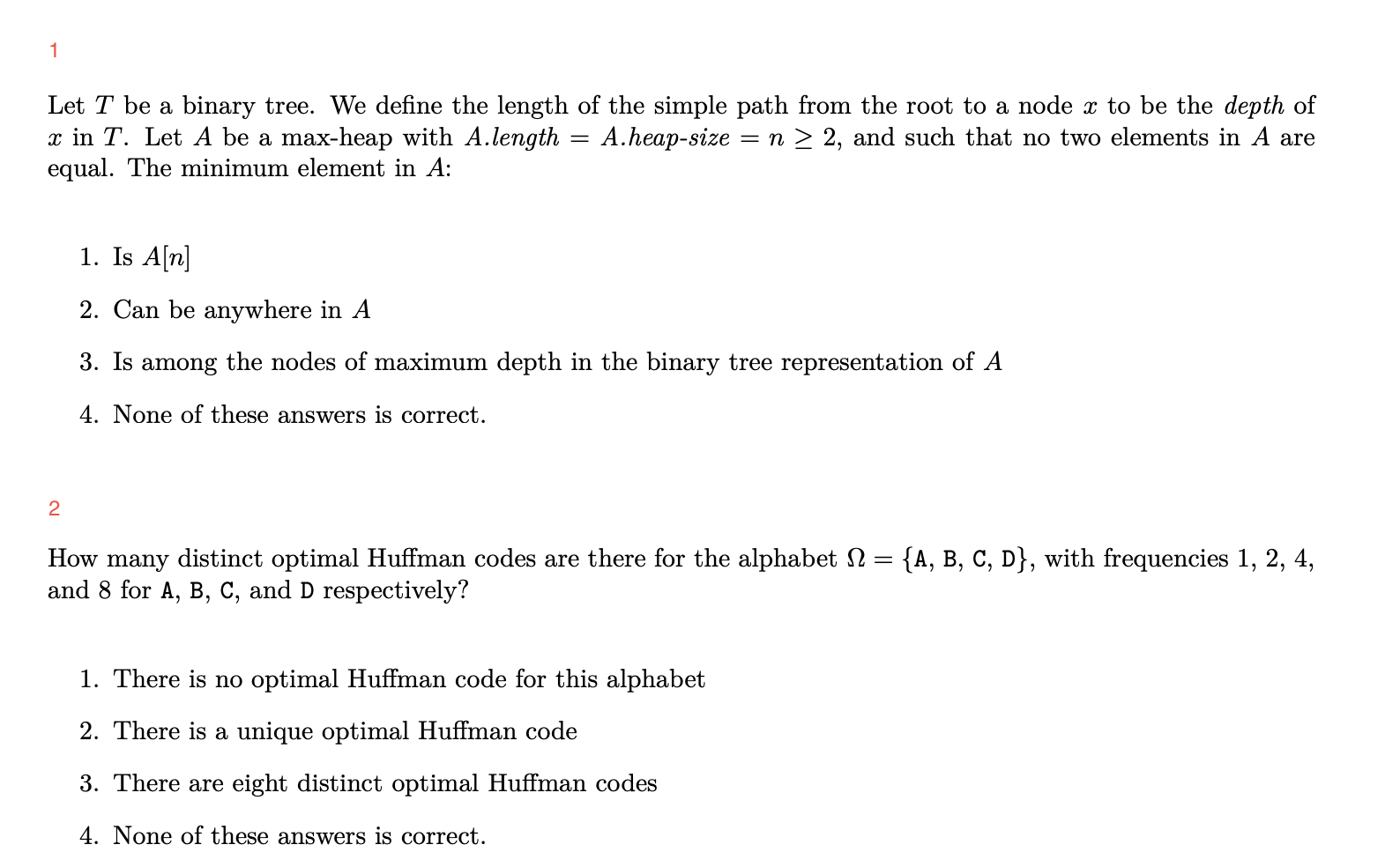 Solved Let T be a binary tree. We define the length of the | Chegg.com