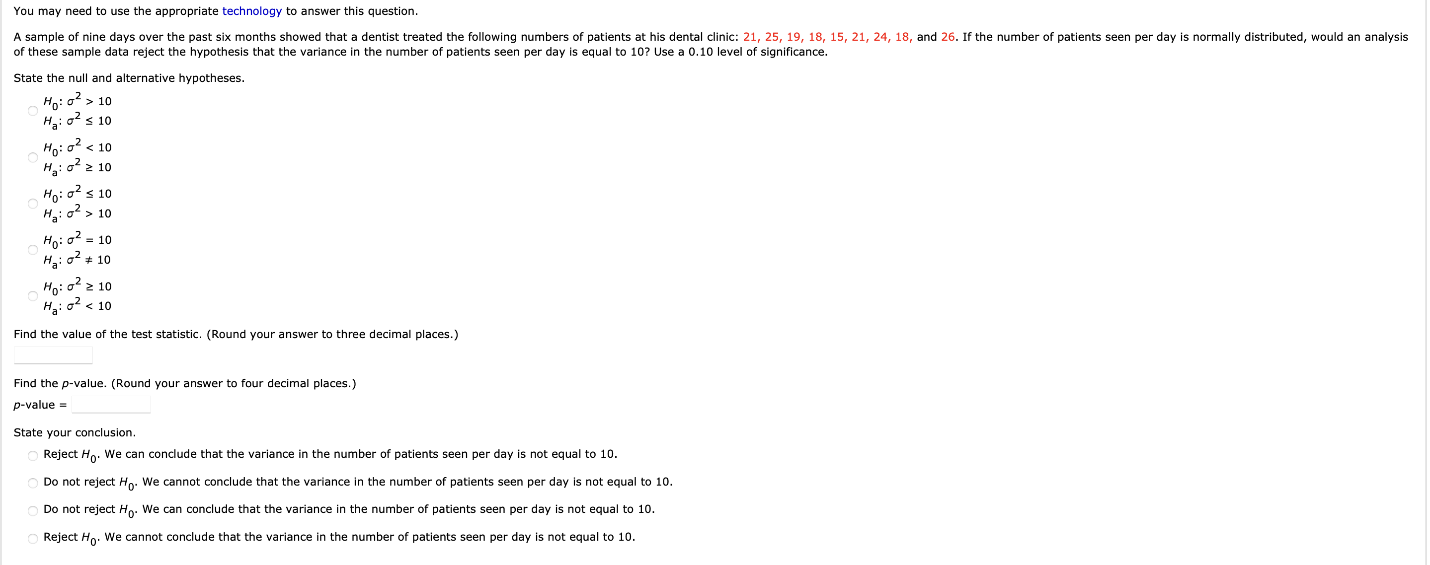 Solved of these sample data reject the hypothesis that the | Chegg.com