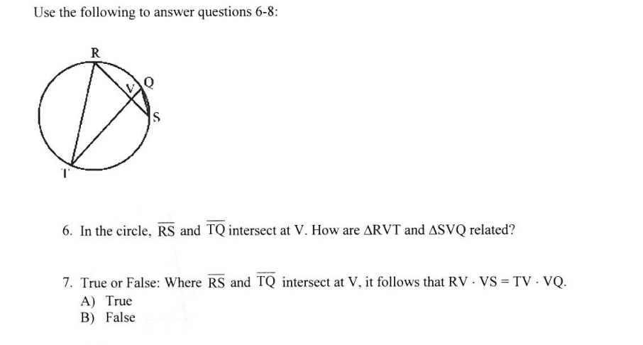 Solved Use The Following To Answer Questions 6−8 6 In The