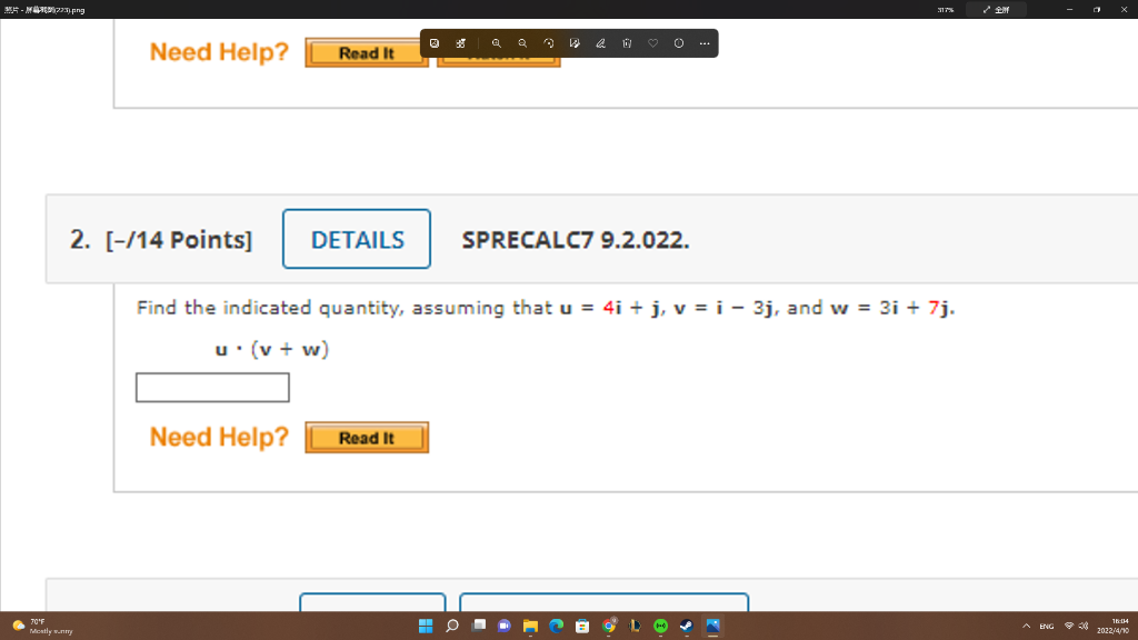 Solved 3-2.png @ @ O Need Help? Read It 2. [-/14 points) | Chegg.com