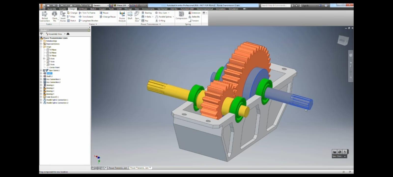 Solved use inventor to design a 3D animation of double 