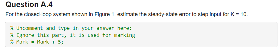 Solved In order to improve systems performance a feedack | Chegg.com