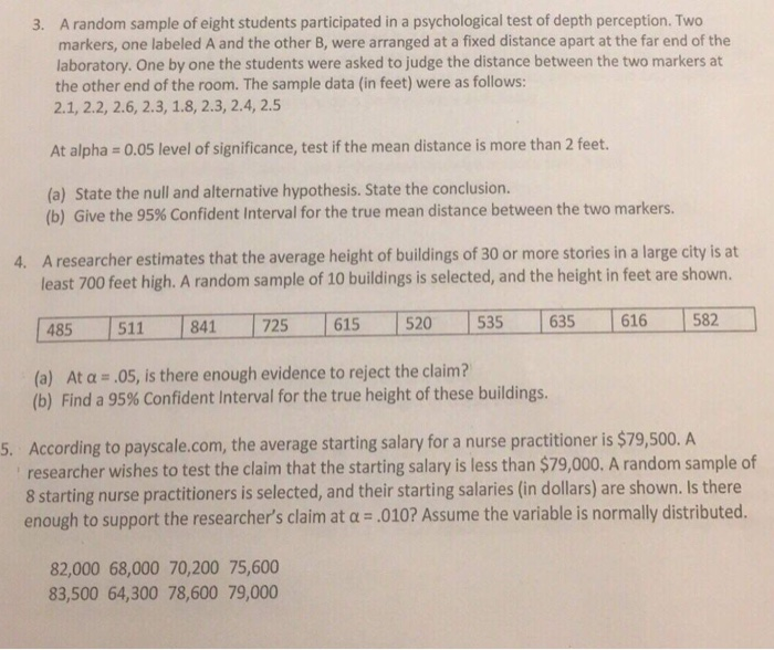 Solved A random sample of eight students participated in a | Chegg.com