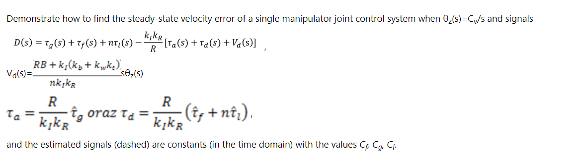 What Is Steady State Velocity