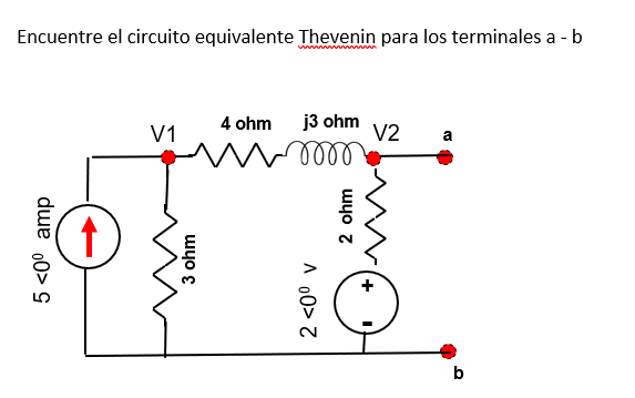 Solved Encuentre el circuito equivalente Thevenin para los | Chegg.com