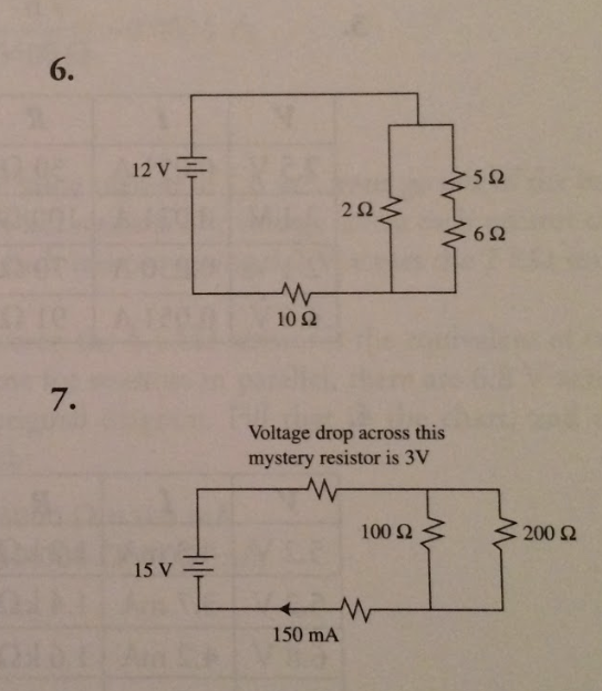 Solved For Each Circuit Drawn Below, Find The Current | Chegg.com