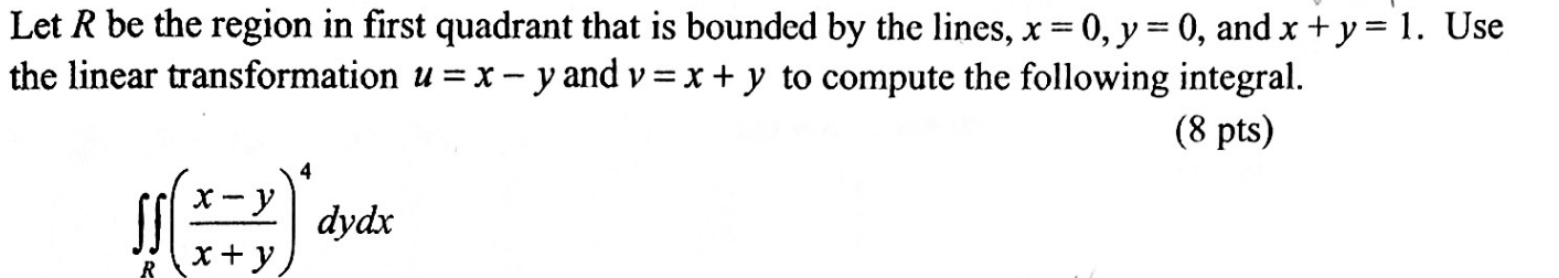 Solved Let R be the region in first quadrant that is bounded | Chegg.com