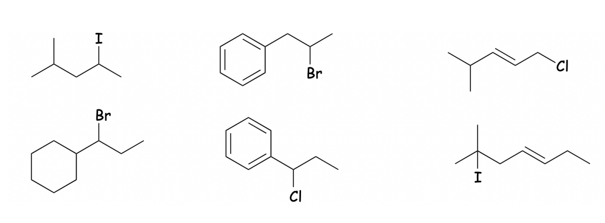 Solved Classify The Following Alkyl Halides As Primary, | Chegg.com