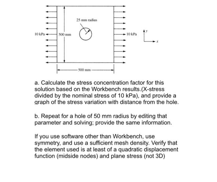 Solved Calculate the stress concentration factor for this | Chegg.com