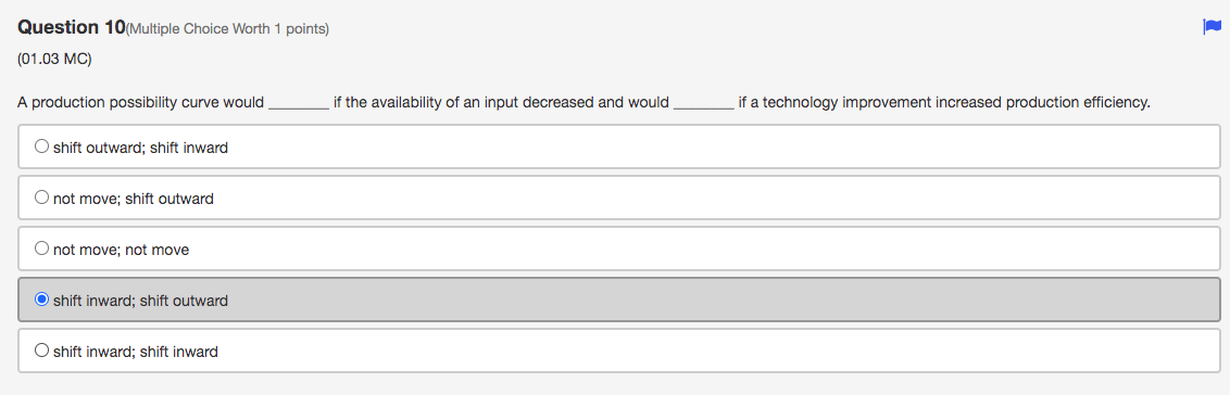 Solved Question 9 (Multiple Choice Worth 1 Points) (02.03 | Chegg.com