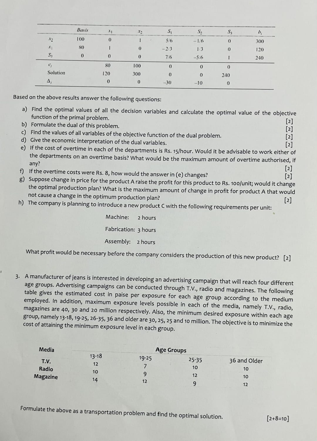 Solved Based On The Above Results Answer The Following | Chegg.com