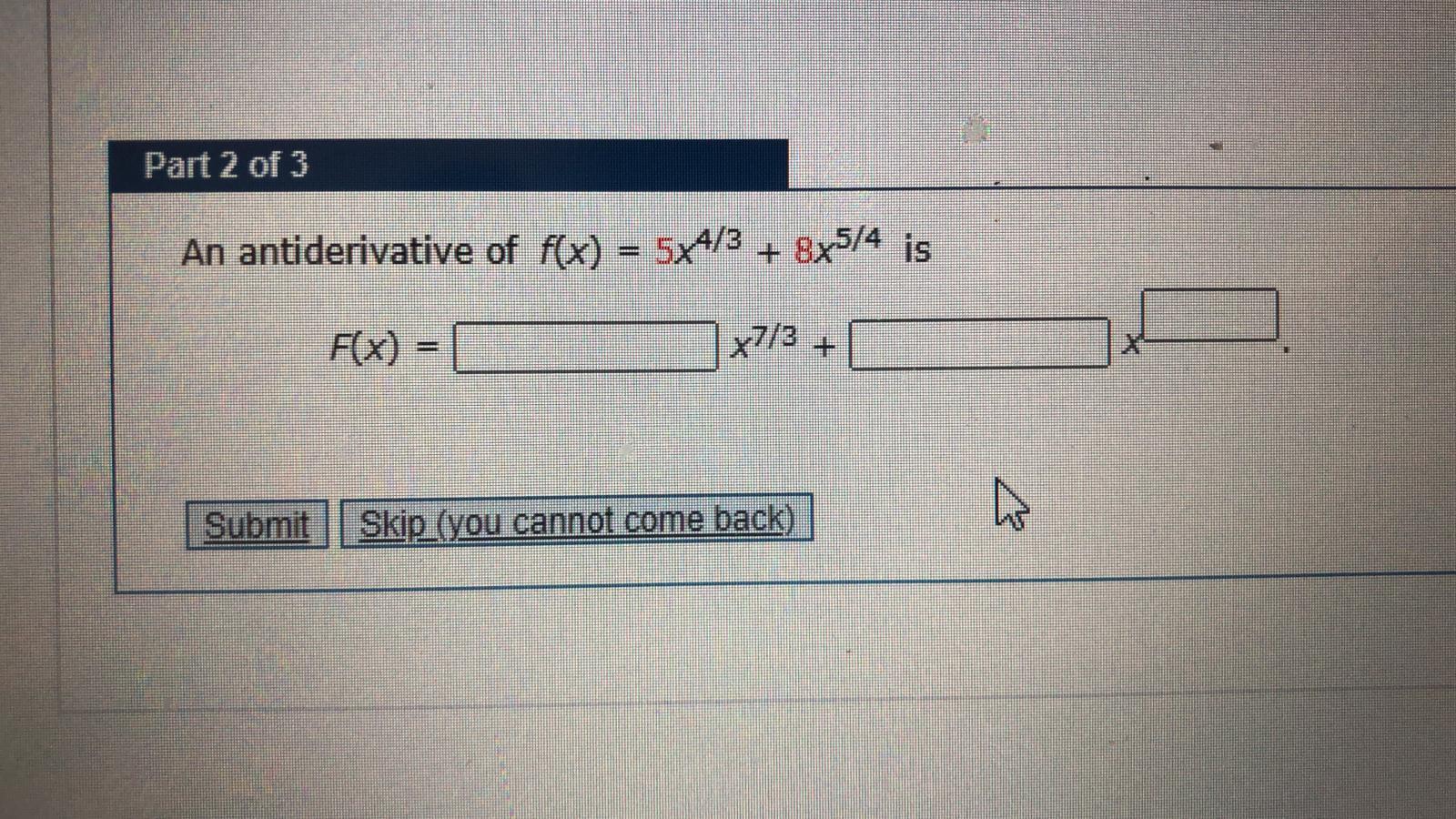 solved-part-2-of-3-an-antiderivative-of-f-x-5x4-3-8x5-4-chegg