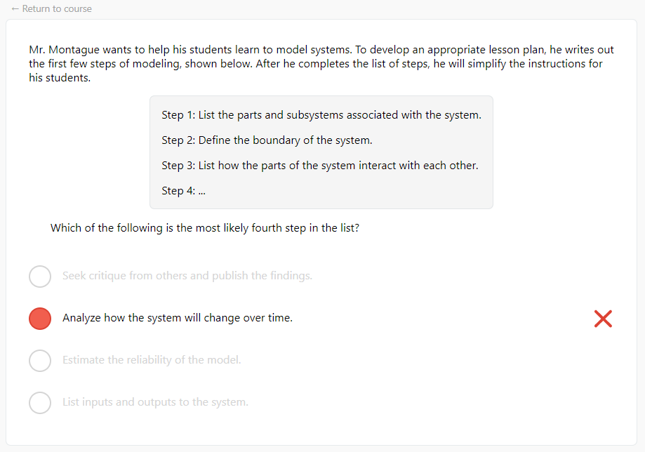 Solved Mr. Montague wants to help his students learn to | Chegg.com