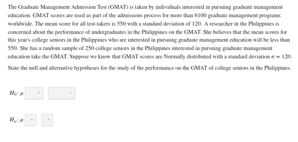 GMAT Fragenpool