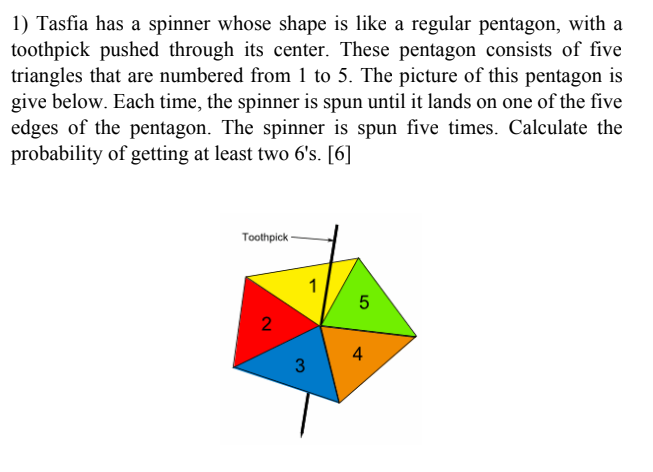 Fashion pentagon spinner