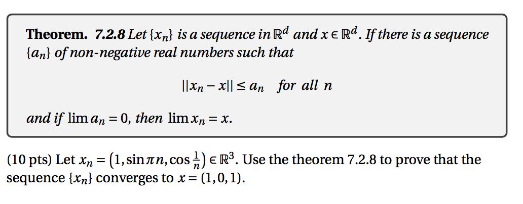 Solved Theorem 728 Let Xn Is A Sequence In Rd And X € 6744