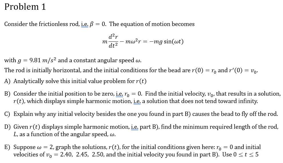 Solved I need help with Problem 2A and 2B please include | Chegg.com