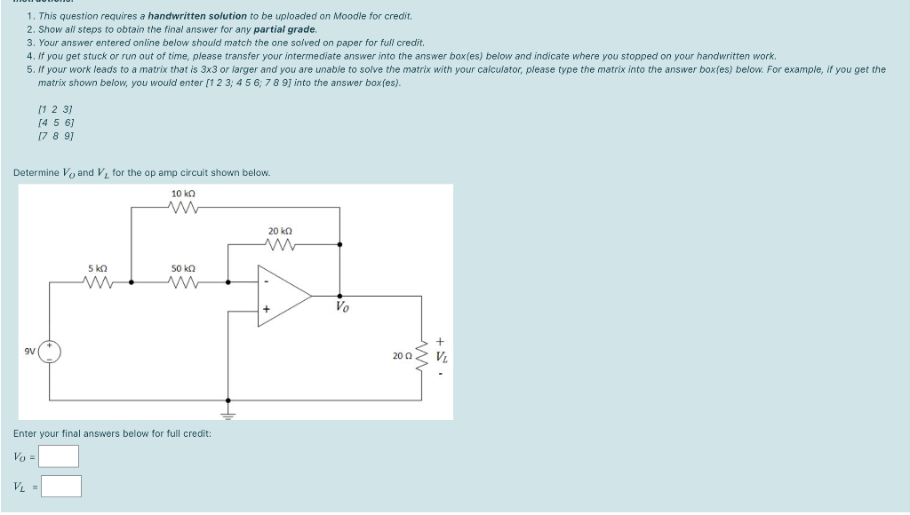 Solved 1. This question requires a handwritten solution to | Chegg.com