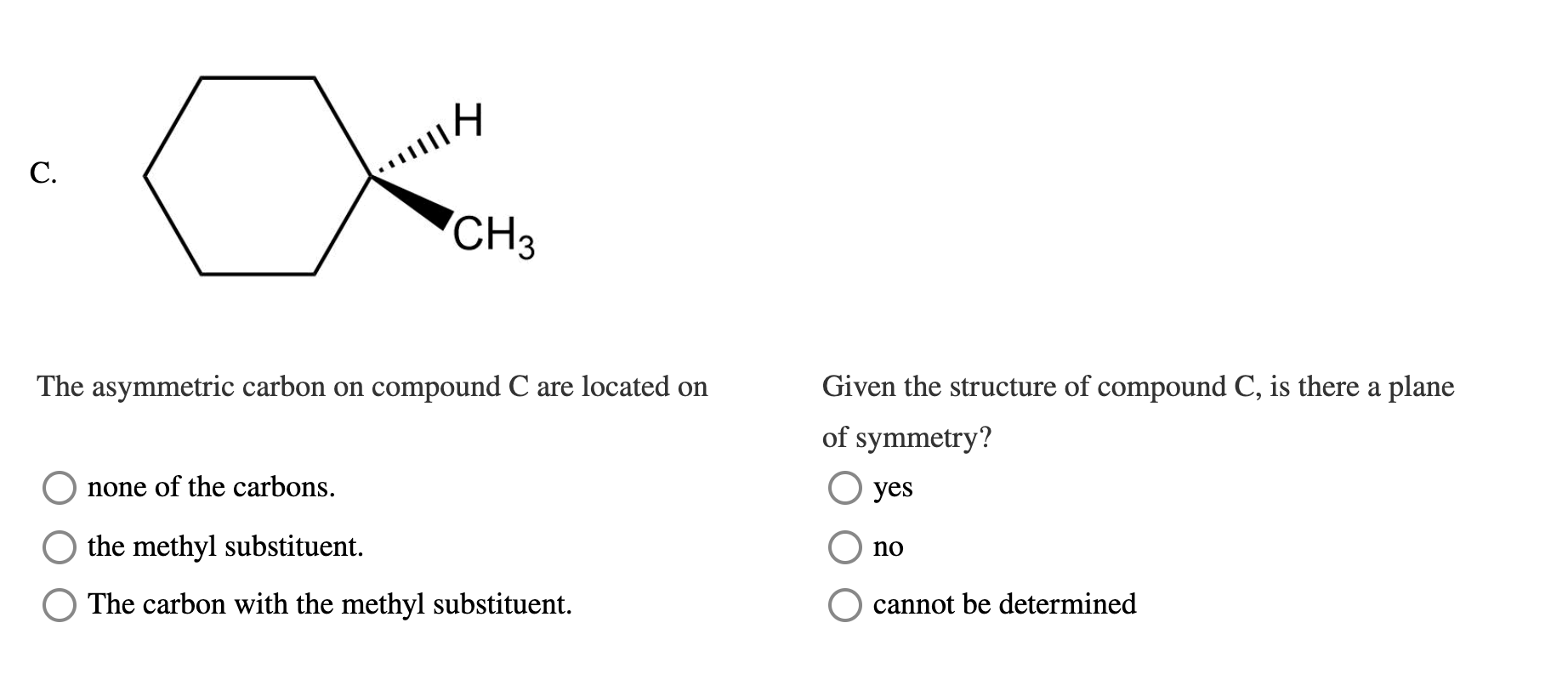 Solved Consider The Three Structures And Identify The | Chegg.com