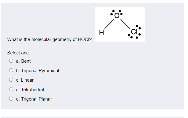 molecular geometry trigonal planar