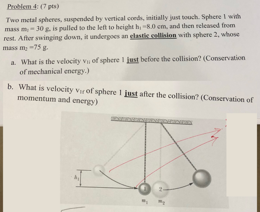 Solved Two metal spheres, suspended by vertical cords,