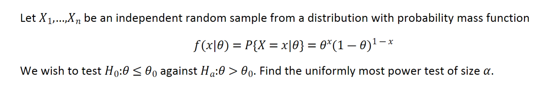 Solved Let X1,dots,xn ﻿be An Independent Random Sample From | Chegg.com