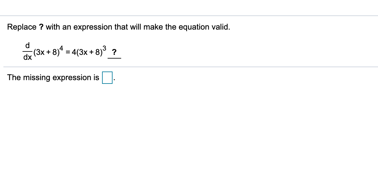 Solved Replace ? with an expression that will make the | Chegg.com