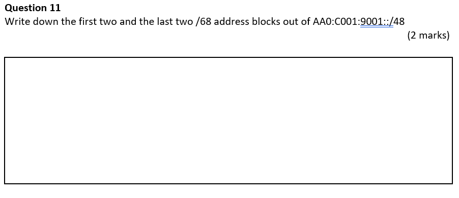 Solved Question 11 Write down the first two and the last | Chegg.com