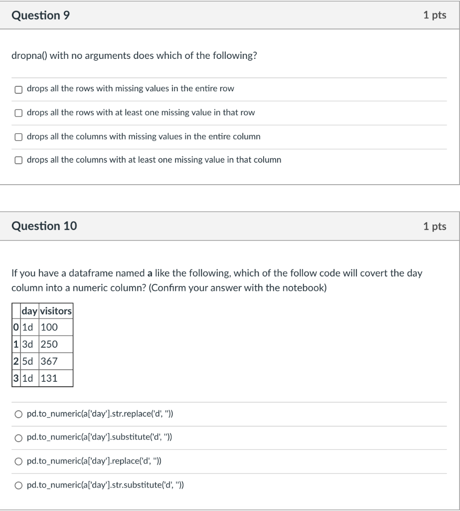 Solved First question can HAVE MULTIPLE ANSWERS This is Chegg