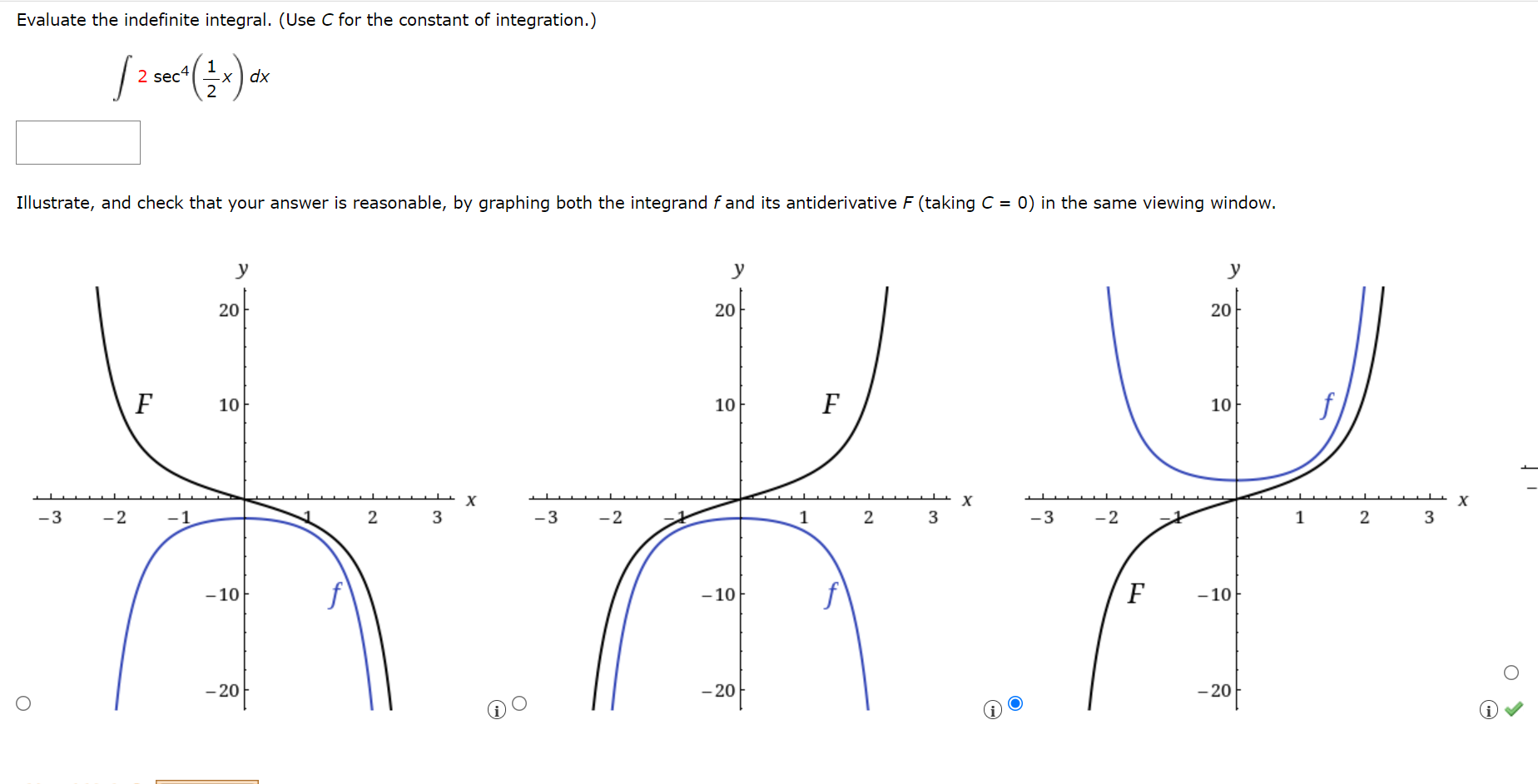 Solved Evaluate the integral. 1/6 sin3(x) dx Jo cos(x) * x | Chegg.com