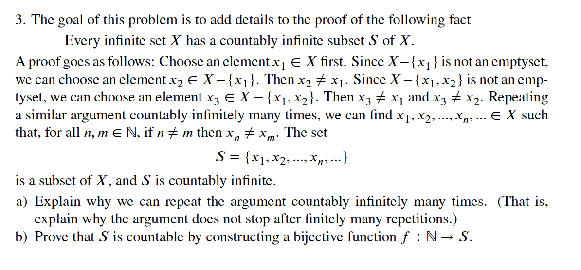 Solved 3. The goal of this problem is to add details to the | Chegg.com