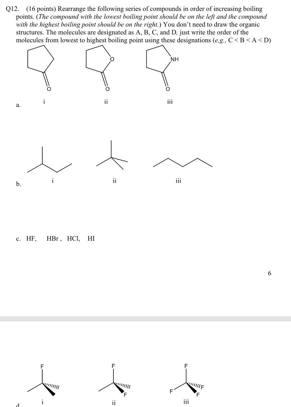 Solved Q12. (16 points) Rearrange the following series of | Chegg.com