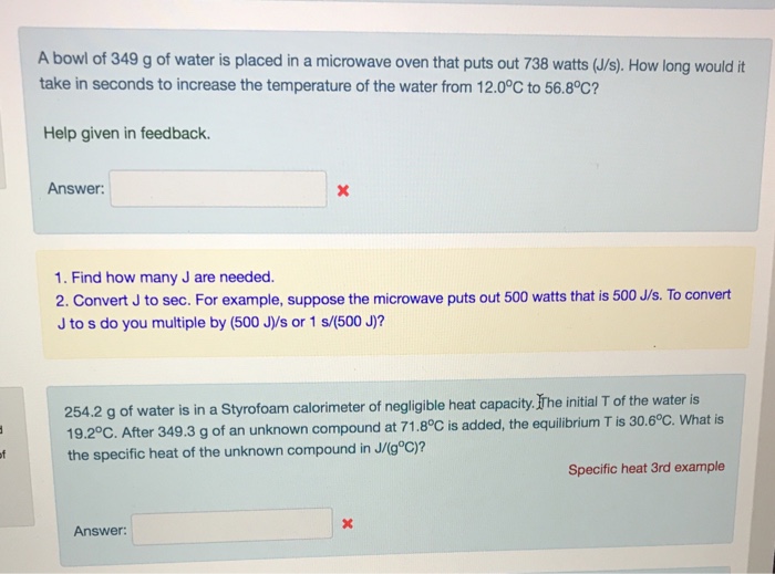 Solved What is the heat capacity of a calorimeter in JC if