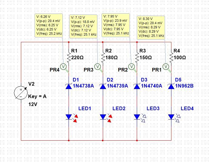 Solved Not sure what is wrong but all four LEDs should be on | Chegg.com