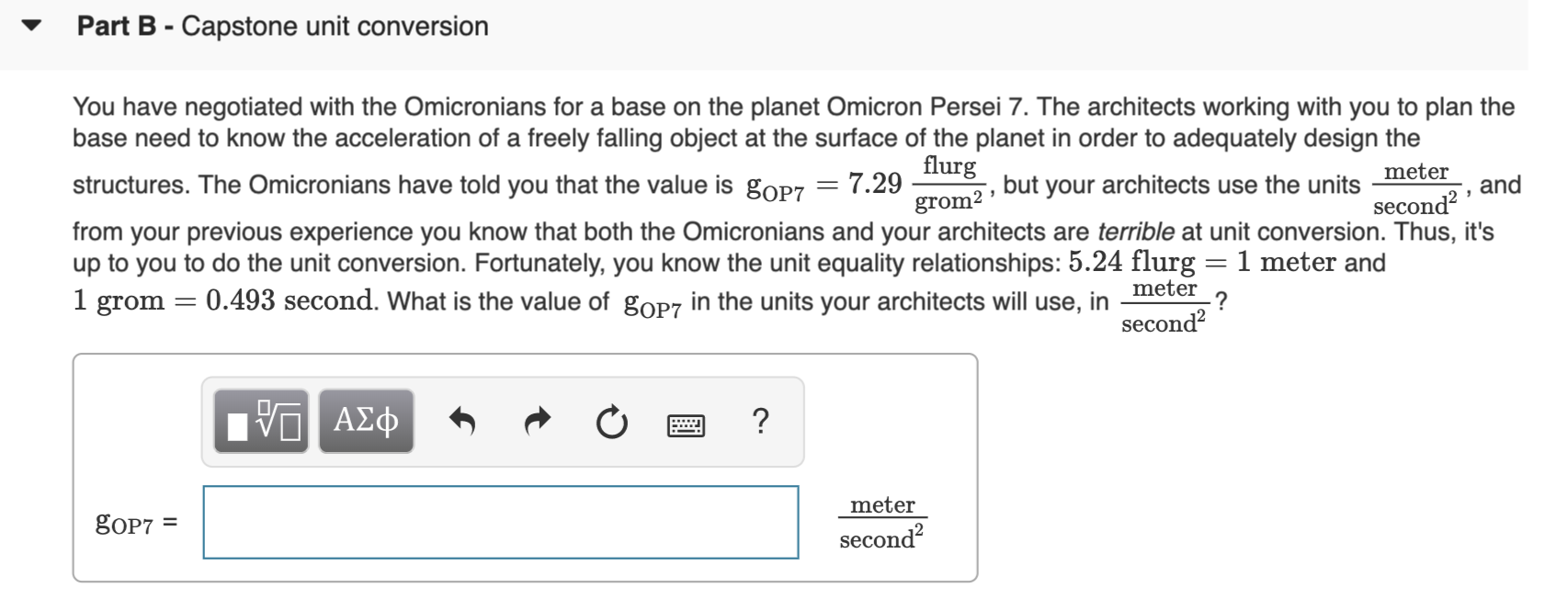 Solved Part A Converting Compound Units You Would Like