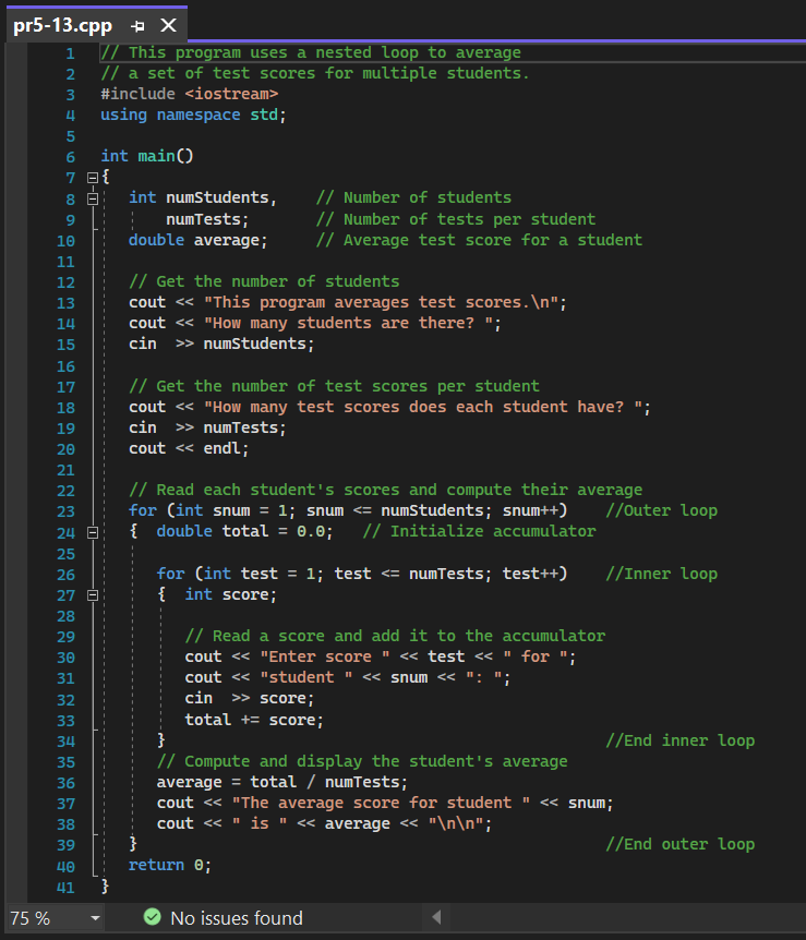 Solved Modify the program 5-13 from page 283 such that will | Chegg.com